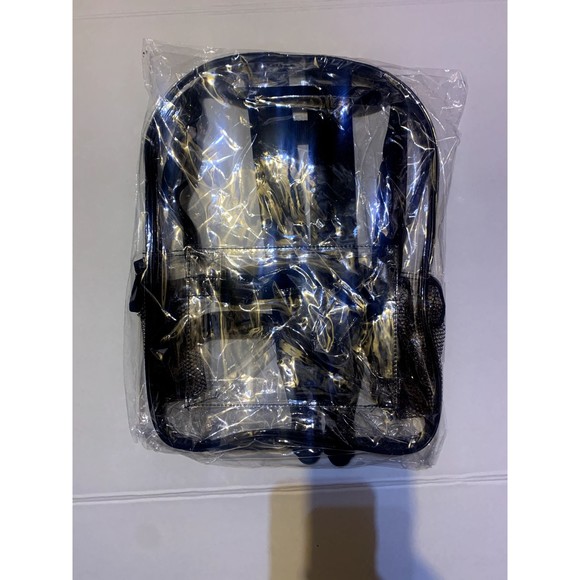 HEAVY DUTY CLEAR TRANSPARENT BACKPACK - NEW(SEALED) SEE PHOTOS - Picture 3 of 3